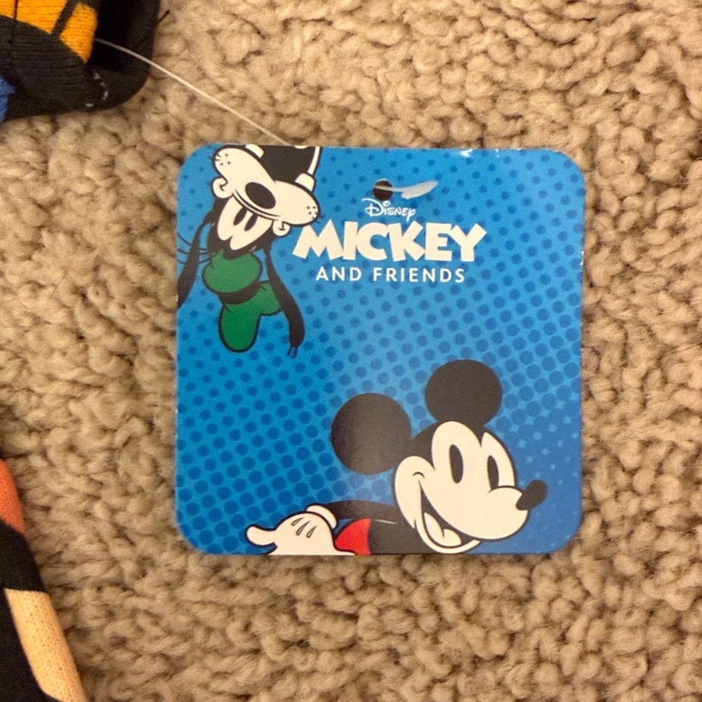 Disney Kids Black and Blue Graphic T-Shirt - Picture 2 of 4